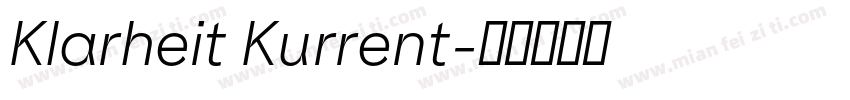 Klarheit Kurrent字体转换